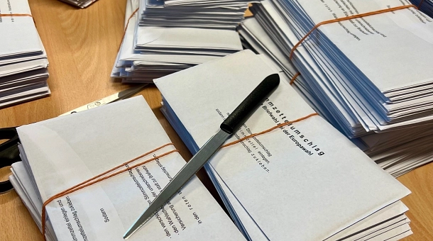 Auszählung Briefwahl